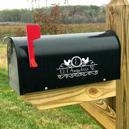 Rooster Mailbox Decal