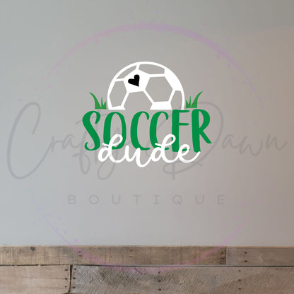 Soccer Dude Decal