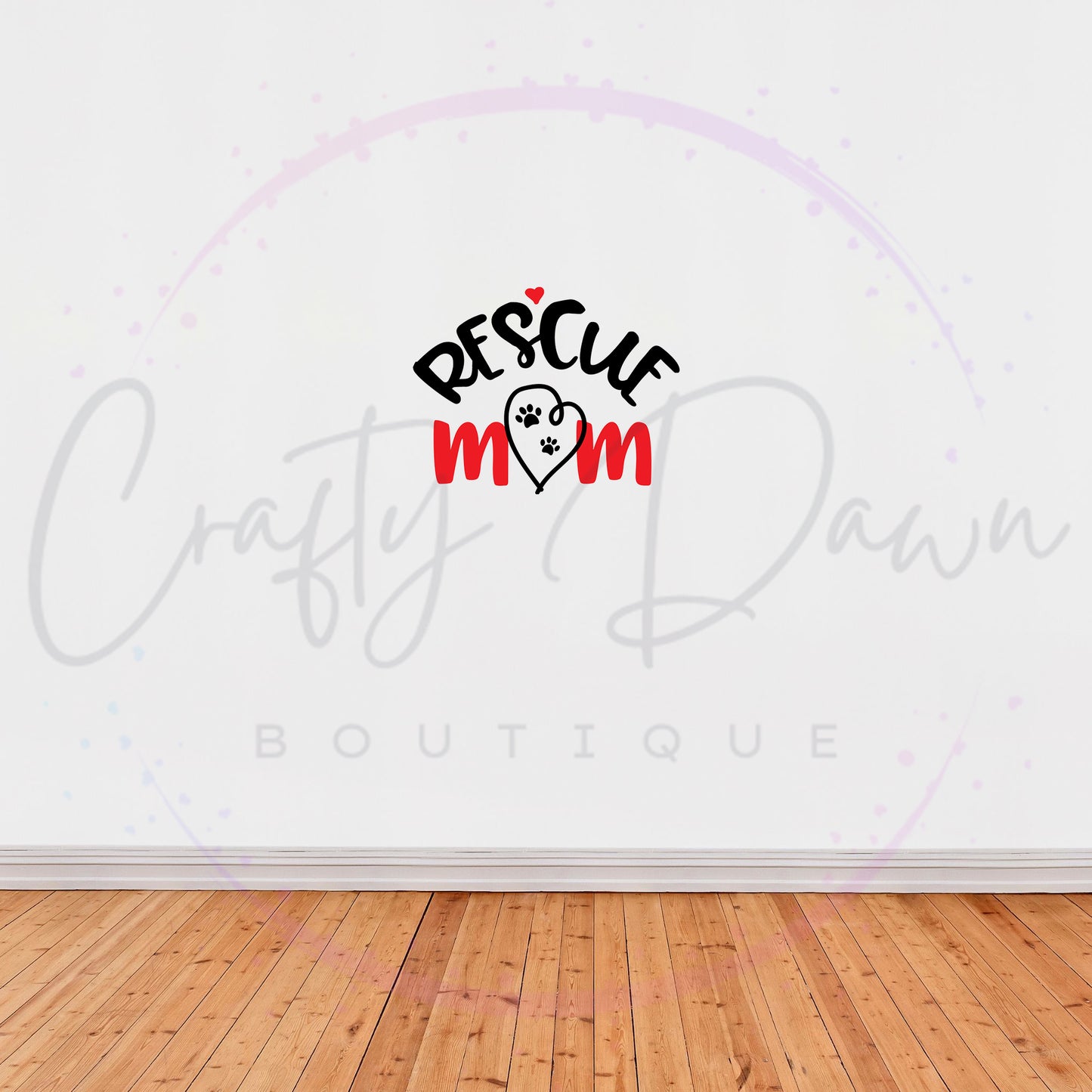 Rescue Mom Decal