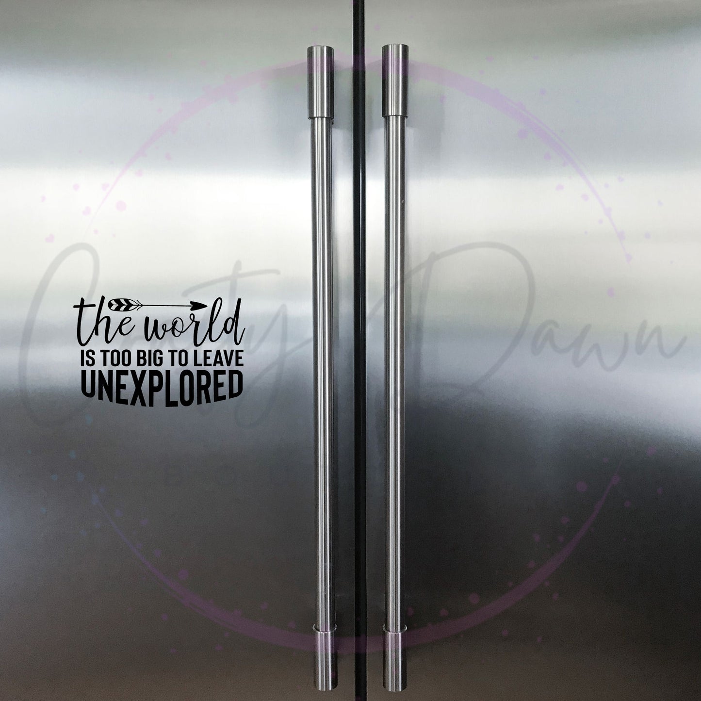 The World Is Too Big Decal