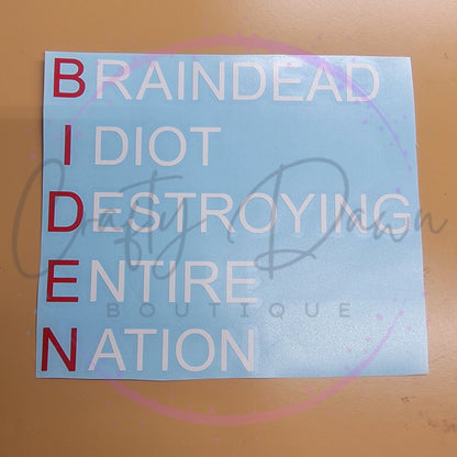 Biden Decal