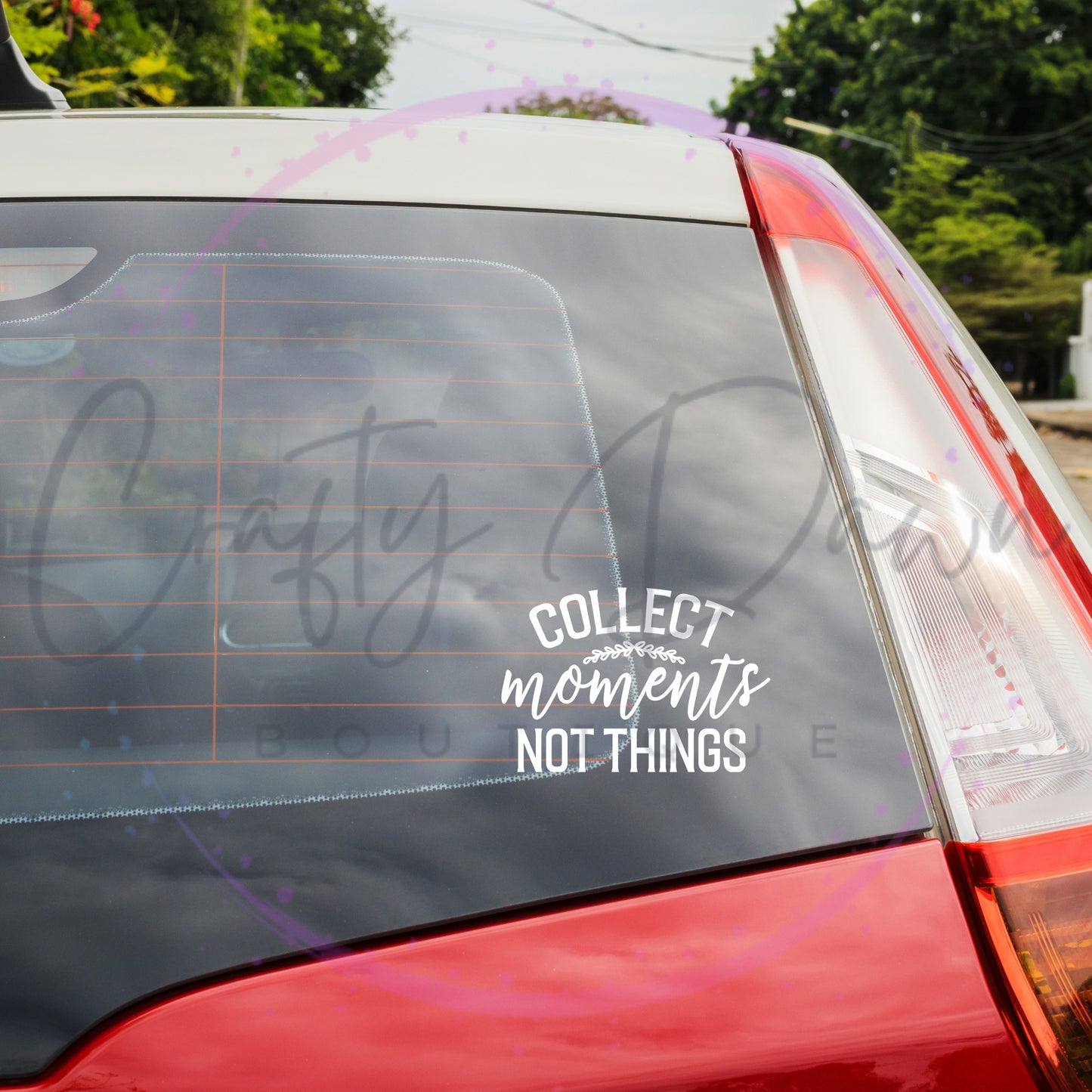 Collect Moments Not Things Decal