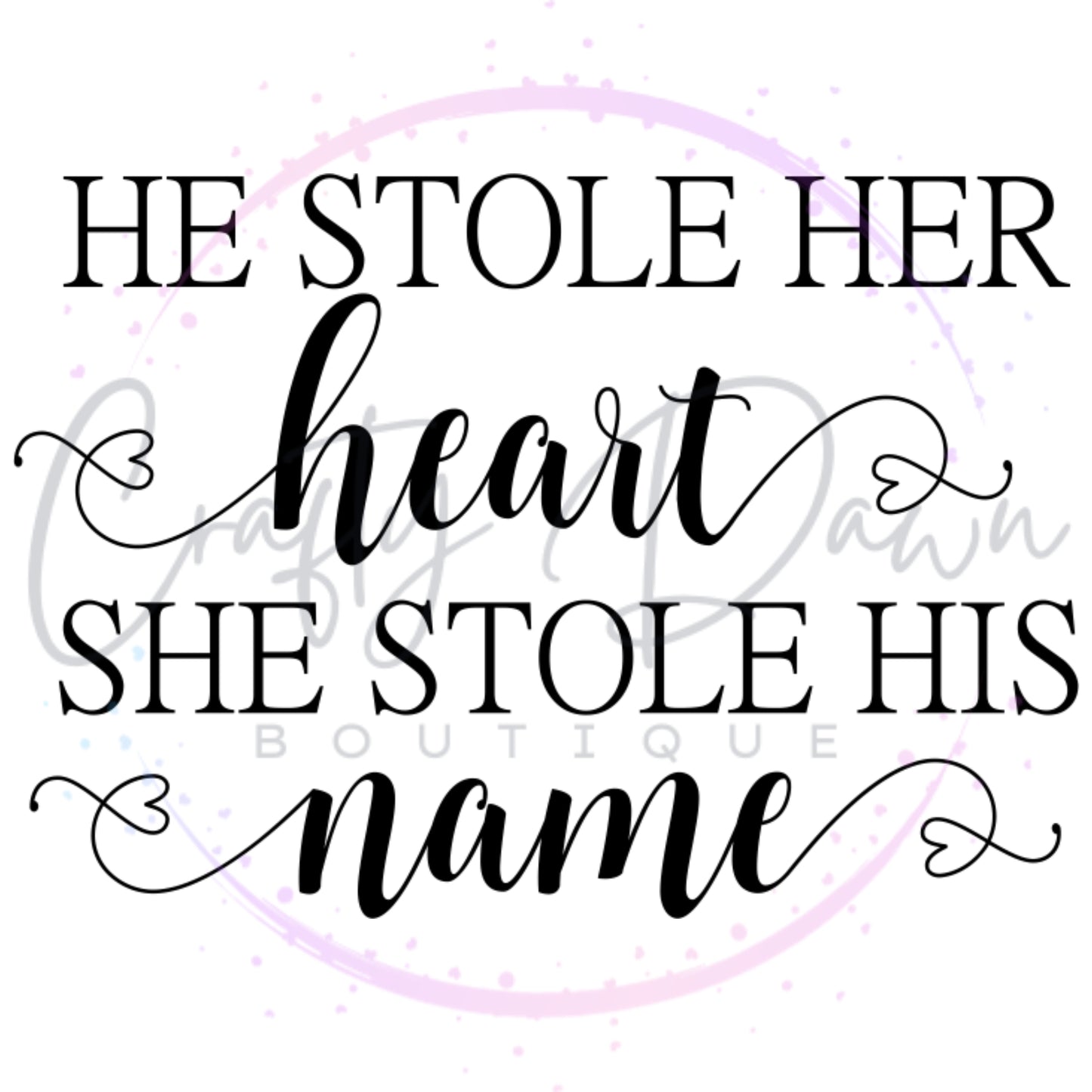 He Stole Her Heart