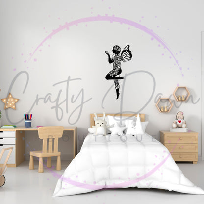 Butterfly Fairy Decal