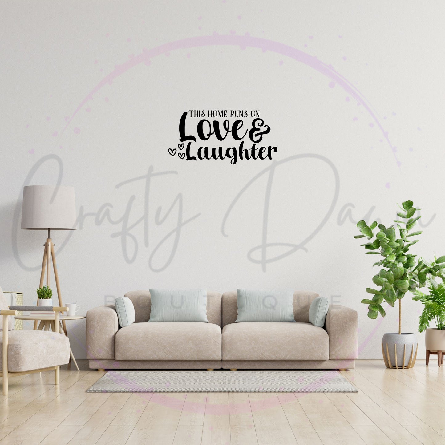 Love And Laughter Decal