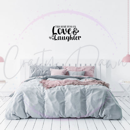 Love And Laughter Decal