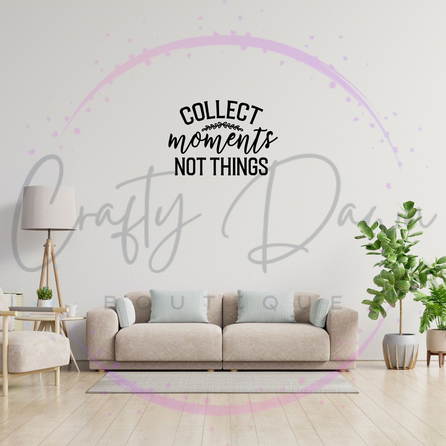 Collect Moments Not Things Decal