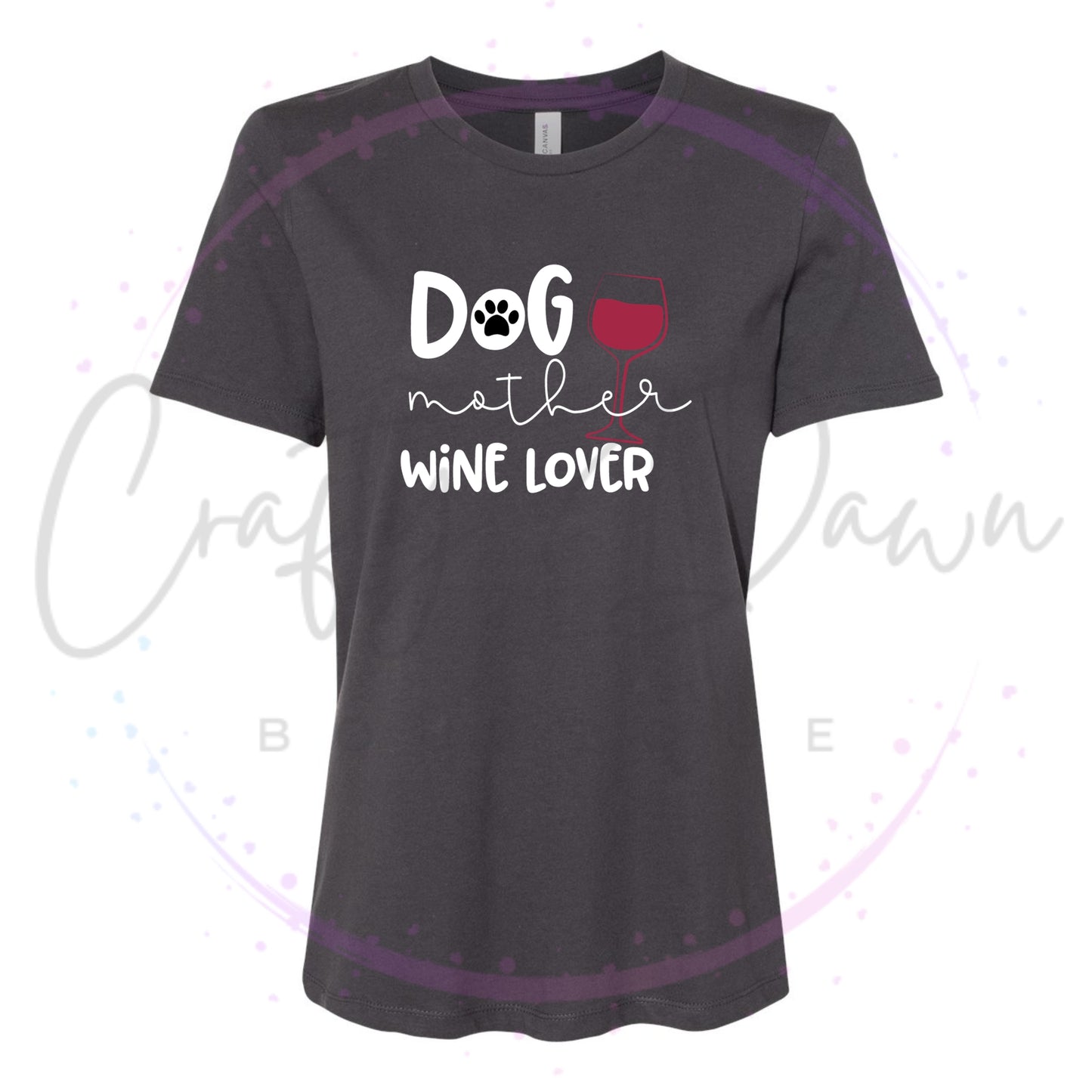 Dog Mother Wine Lover Women's Tee