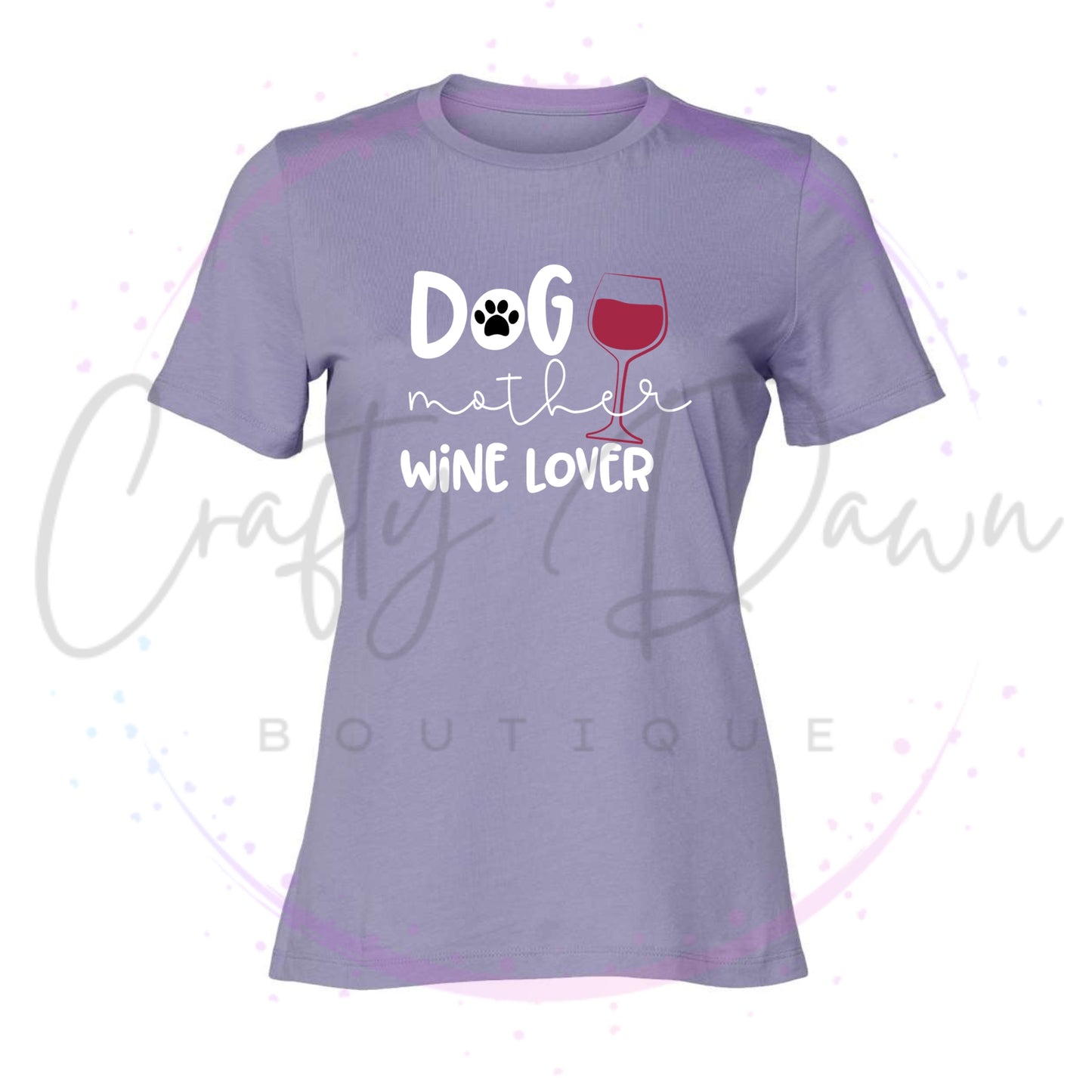 Dog Mother Wine Lover Women's Tee