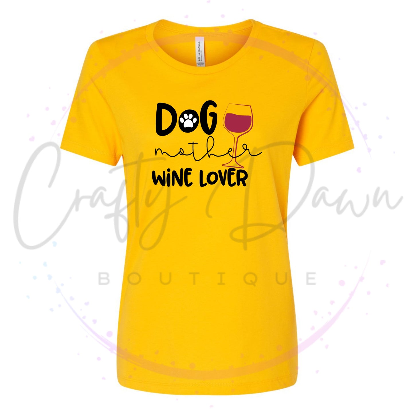 Dog Mother Wine Lover Women's Tee