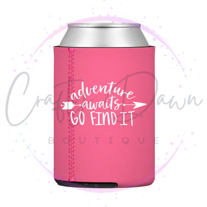 Adventure Awaits Go Find It Can Cooler