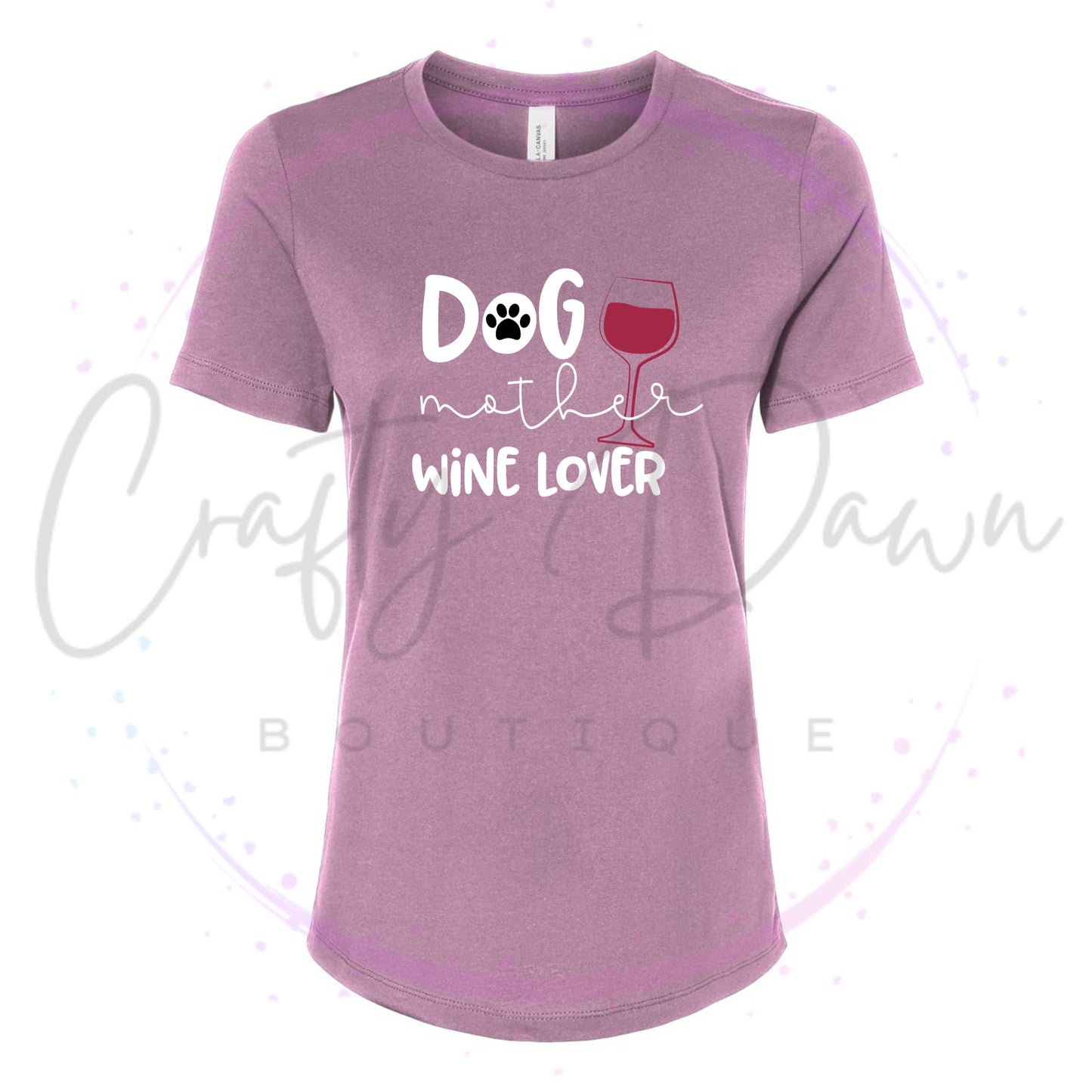 Dog Mother Wine Lover Women's Tee