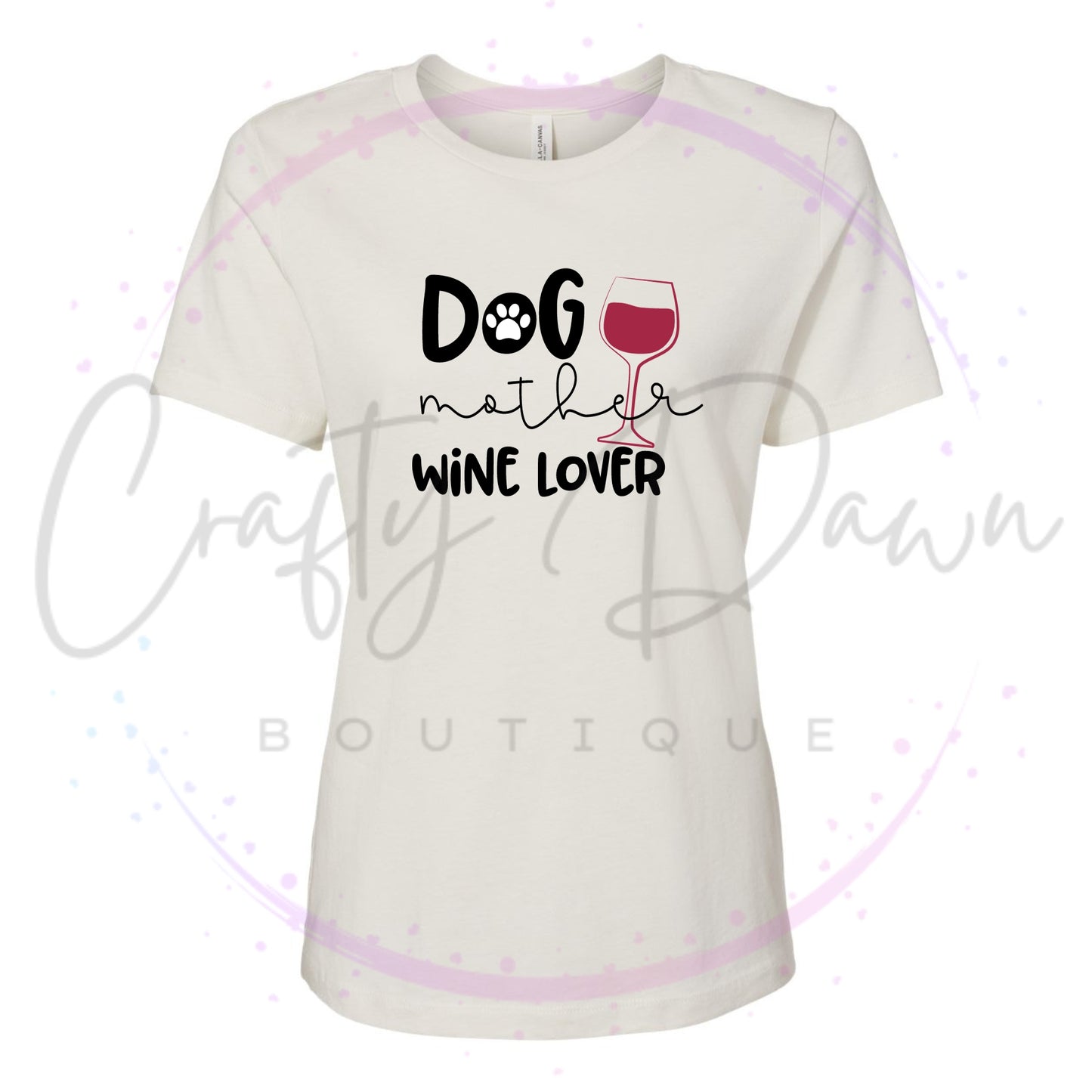 Dog Mother Wine Lover Women's Tee