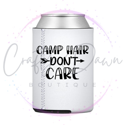 Camp Hair Don't Care Can Cooler