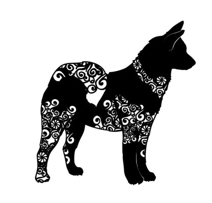 Akita Mandala Decal