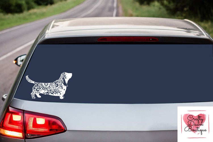 Bassett Hound Decal