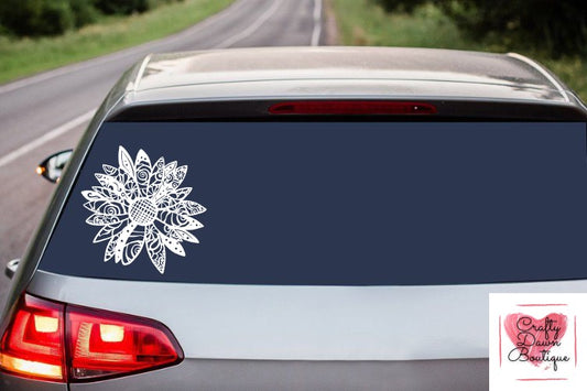 Daisy Mandala Decal