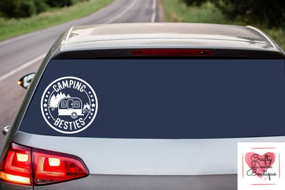 Camping Besties Decal