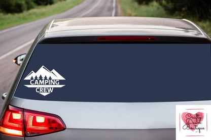 Camping Crew Decal