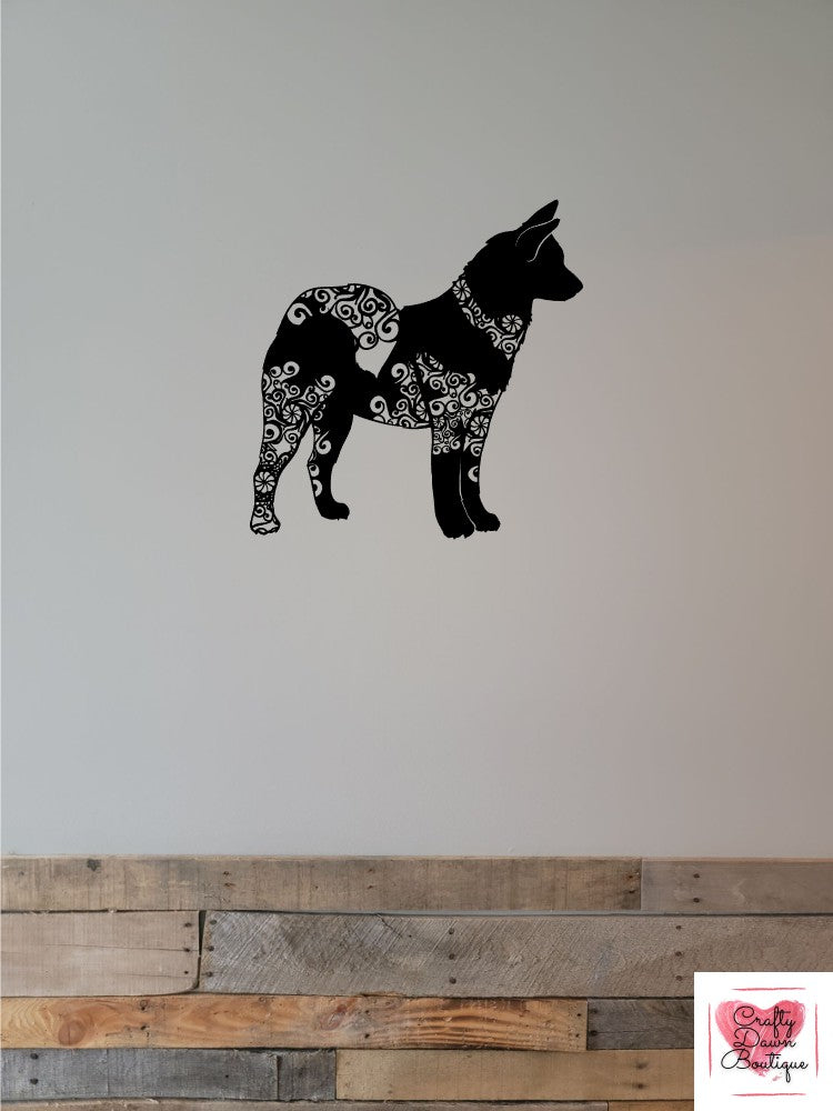 Akita Mandala Decal