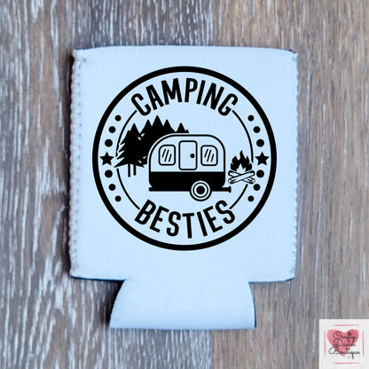 Camping Besties Can Cooler